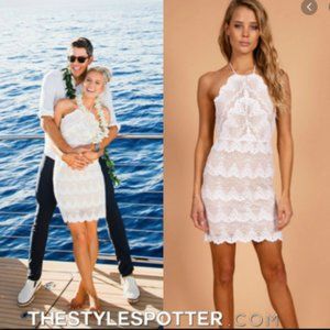 Night Cap Clothing Monaco Dress, White, S